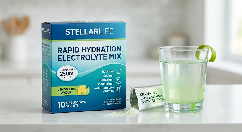 [ELY-250-0010] StellarLife Electrolyte Mix Sachet 250ml
