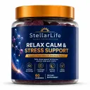StellarLife Relax Calm & Stress Support Gummies 60 Per Bottle