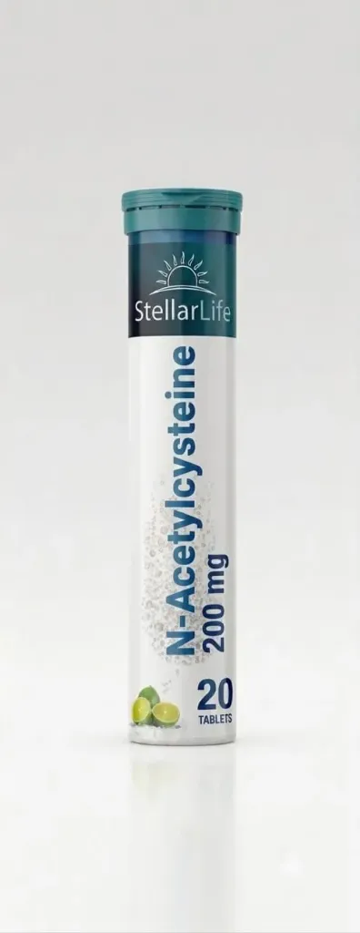 [NAC-EFF-0020] StellarLife N-Acetylcysteine Effervescent 20 Tablets