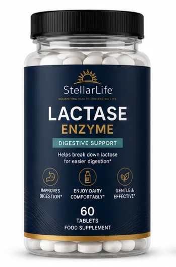 StellarLife Lactase Enzyme 60 Tablets