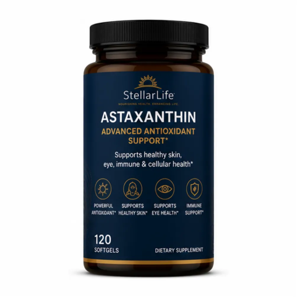 StellarLife Astaxanthin 120 Soft Gel Capsules
