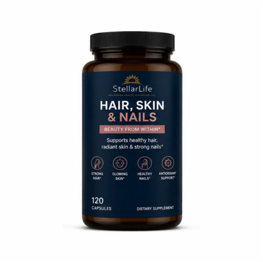 StellarLife Hair Skin Nails 120 Capsules