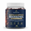 StellarLife Astaxanthin Resveratrol Gummies 60 Per Bottle